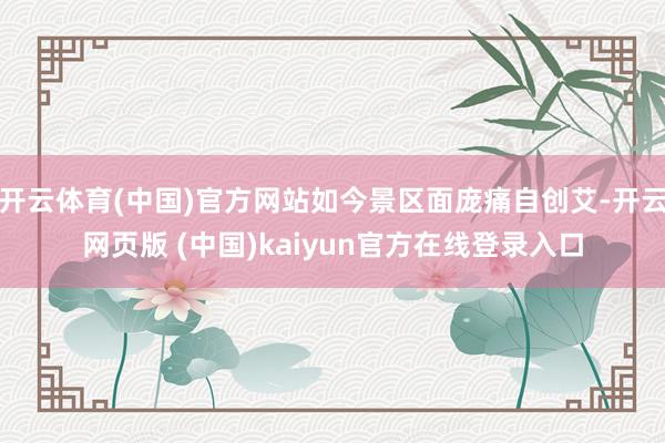开云体育(中国)官方网站如今景区面庞痛自创艾-开云网页版 (中国)kaiyun官方在线登录入口