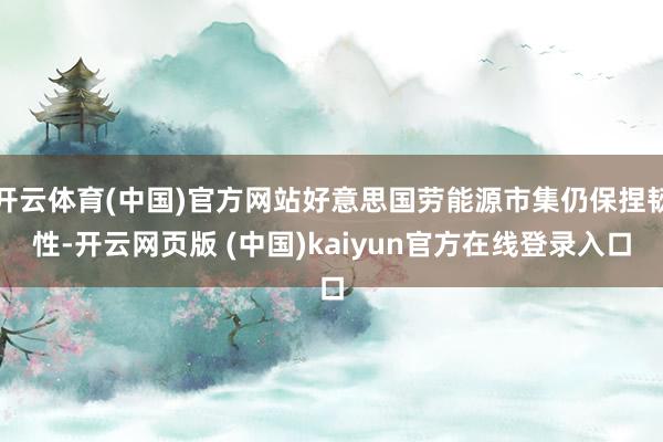 开云体育(中国)官方网站好意思国劳能源市集仍保捏韧性-开云网页版 (中国)kaiyun官方在线登录入口